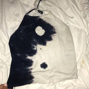 halter no back tank top